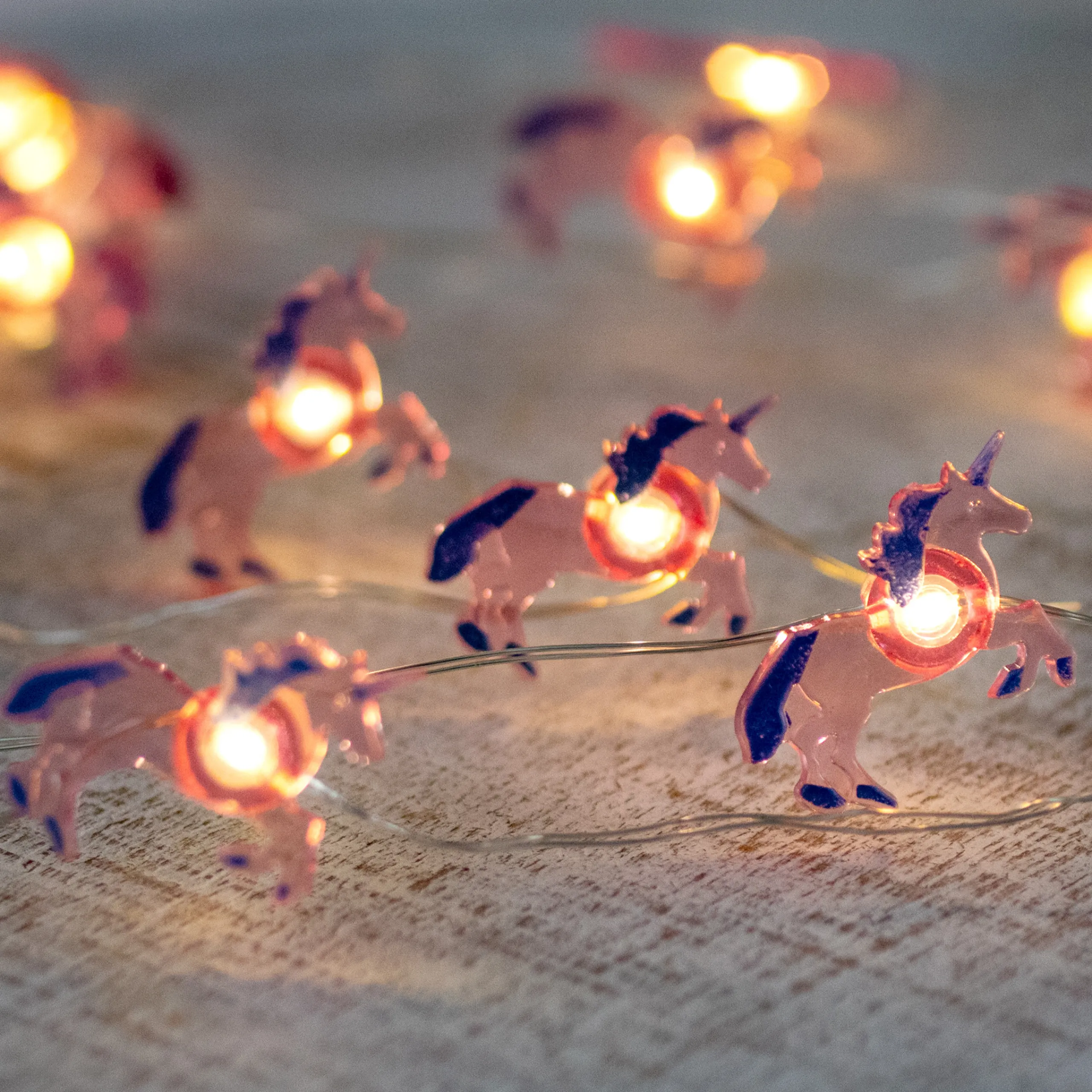 Northlight 10-Count Led Pink Unicorn Fairy Lights - Warm White