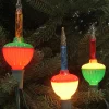 Northlight 7-Count Multi Color Retro Christmas Bubble Light Set, 6Ft Green Wire