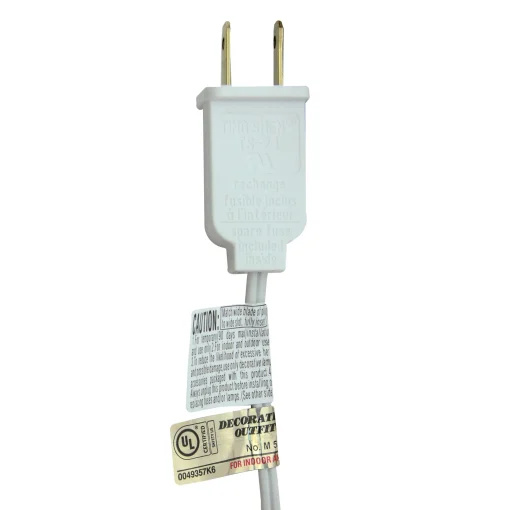 Sienna 5-Count Multi-Color C7 Lantern Garden Patio Light Set, 9Ft White Wire