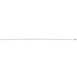 Northlight 20-Count Multi-Color Led Micro Fairy Christmas Lights - 6Ft, Copper Wire