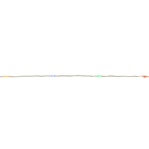 Northlight 20-Count Multi-Color Led Micro Fairy Christmas Lights - 6Ft, Copper Wire