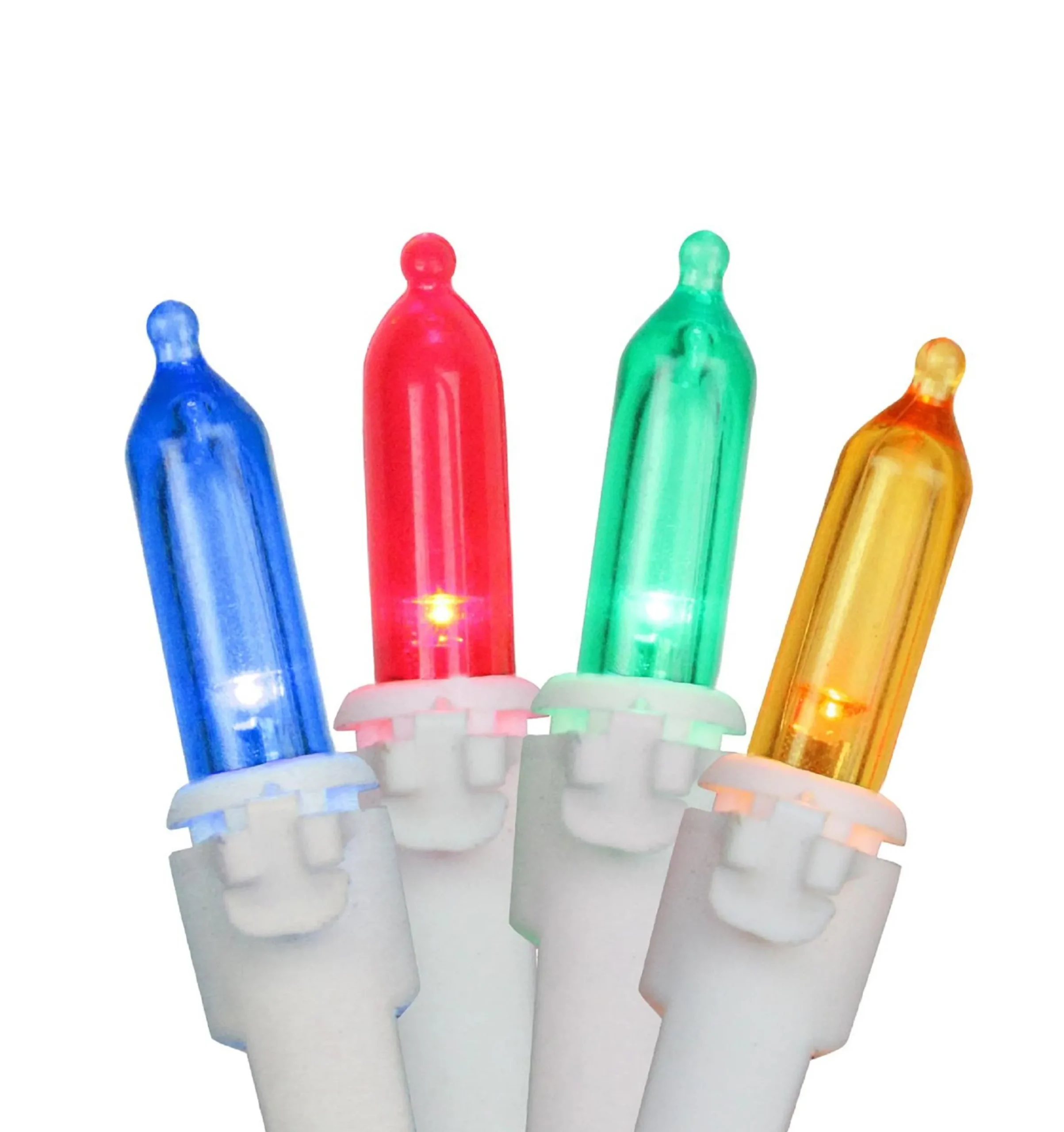 Northlight 35-Count Multi-Color Led Mini Christmas Light Set,11.25Ft White Wire