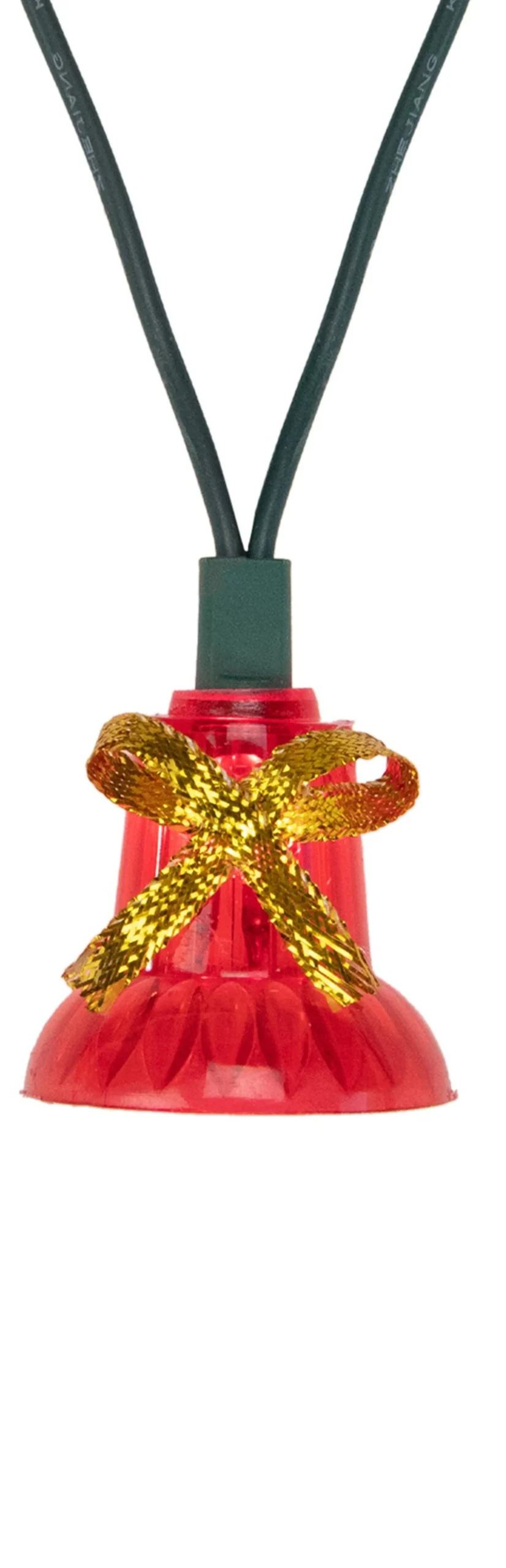 Northlight 40-Count Musical Bell Multi-Function Christmas Lights - 13 Ft Green Wire