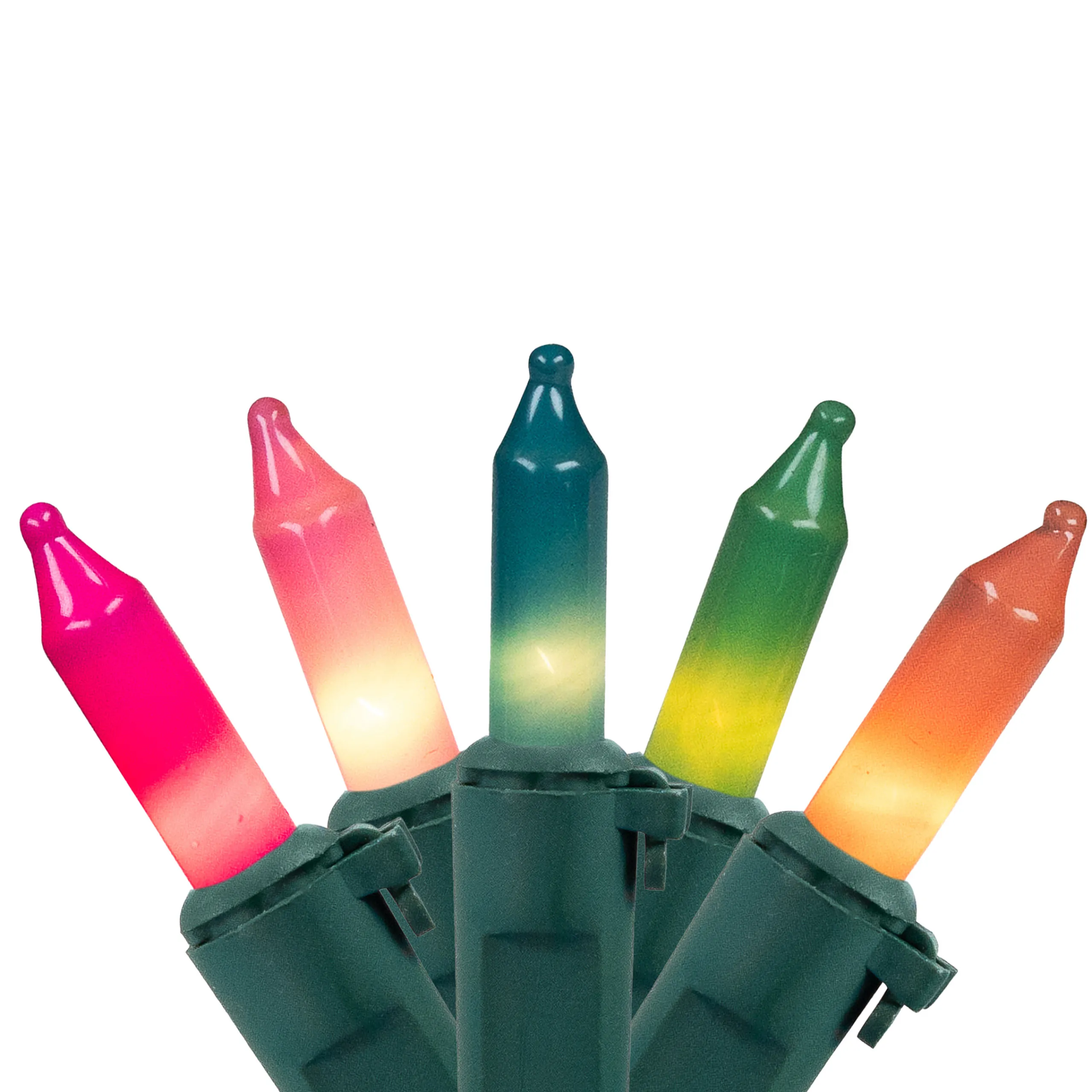 Northlight 100-Count Pastel Multi-Color Mini Easter Light Set, 20Ft Green Wire