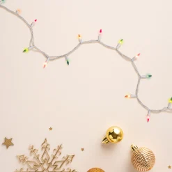 Northlight 100-Count Pastel Multi-Color Mini Easter Light Set, 20Ft White Wire