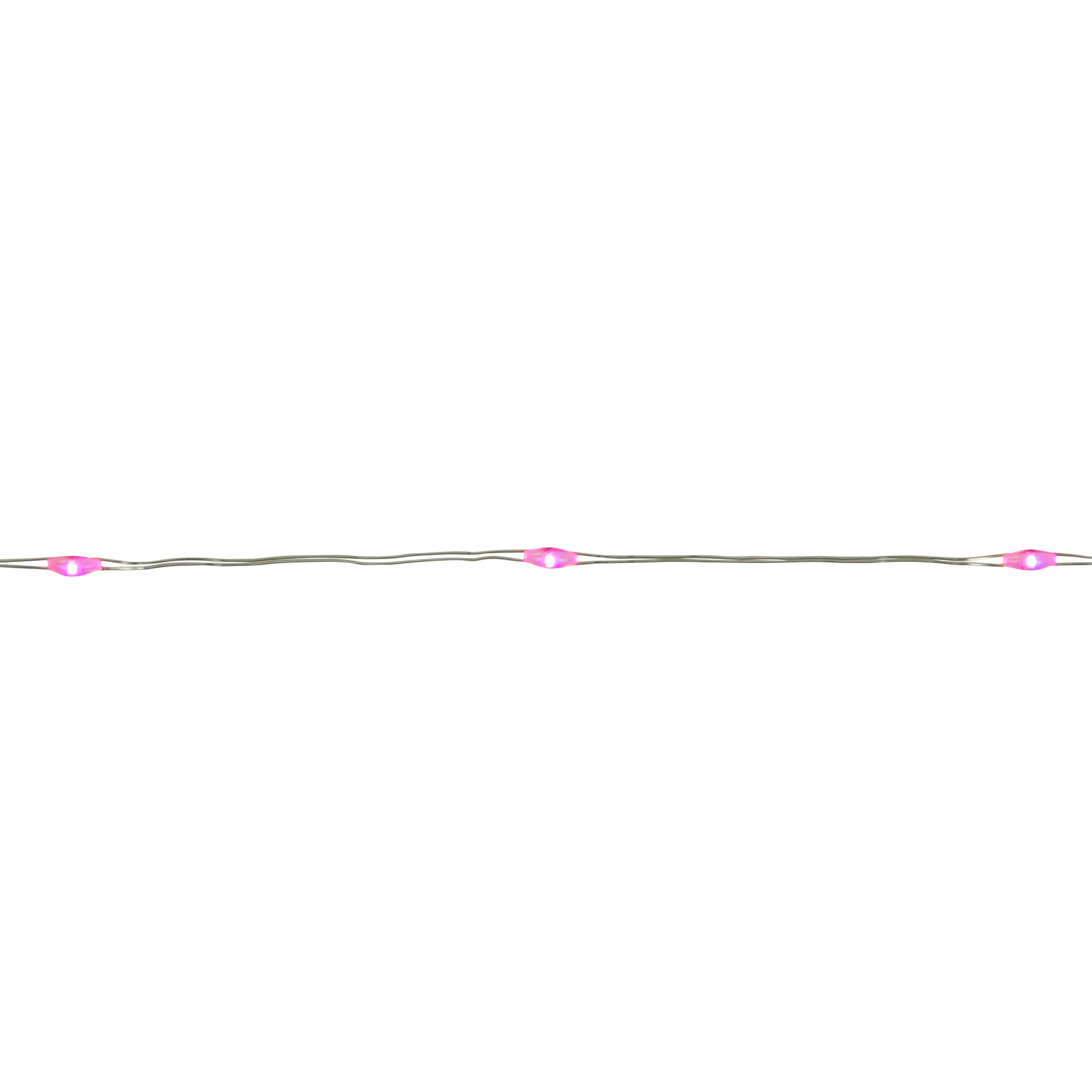 Northlight 50-Count Pink Led Micro Fairy Christmas Lights - 16Ft, Copper Wire