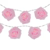 Northlight 10-Count Pink Rose Flower Led String Lights, 4.5Ft, Clear Wire