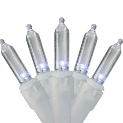 Northlight 35-Count Pure White Led Mini Christmas Light Set - 11.25Ft White Wire