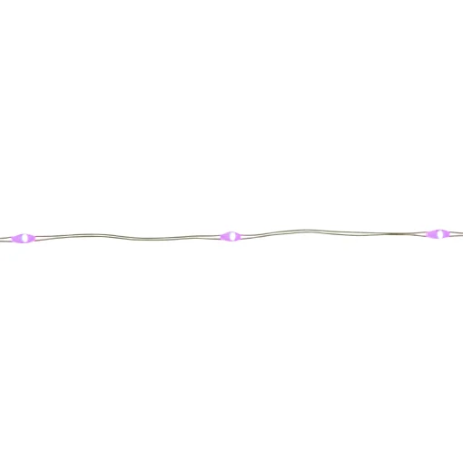 Northlight 50-Count Purple Led Micro Fairy Christmas Lights - 16Ft, Copper Wire