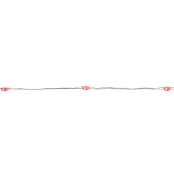 Northlight 20-Count Red Led Micro Fairy Christmas Lights - 6Ft, Copper Wire