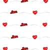 Northlight 20-Count Red Valentine's Day Love And Heart Led Fairy Lights, 6.25Ft, Copper Wire