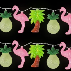 Northlight 10-Count Tropical Summer Led String Lights - 4.5Ft Clear Wire