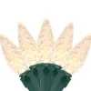 Northlight 200-Count Warm White Led Faceted C6 Christmas Lights, 66.25 Ft Green Wire