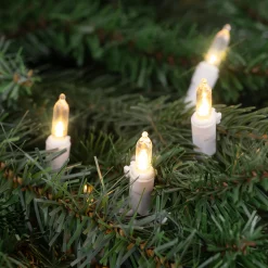 Northlight 100-Count Warm White Led Mini Christmas Lights - 33Ft, White Wire