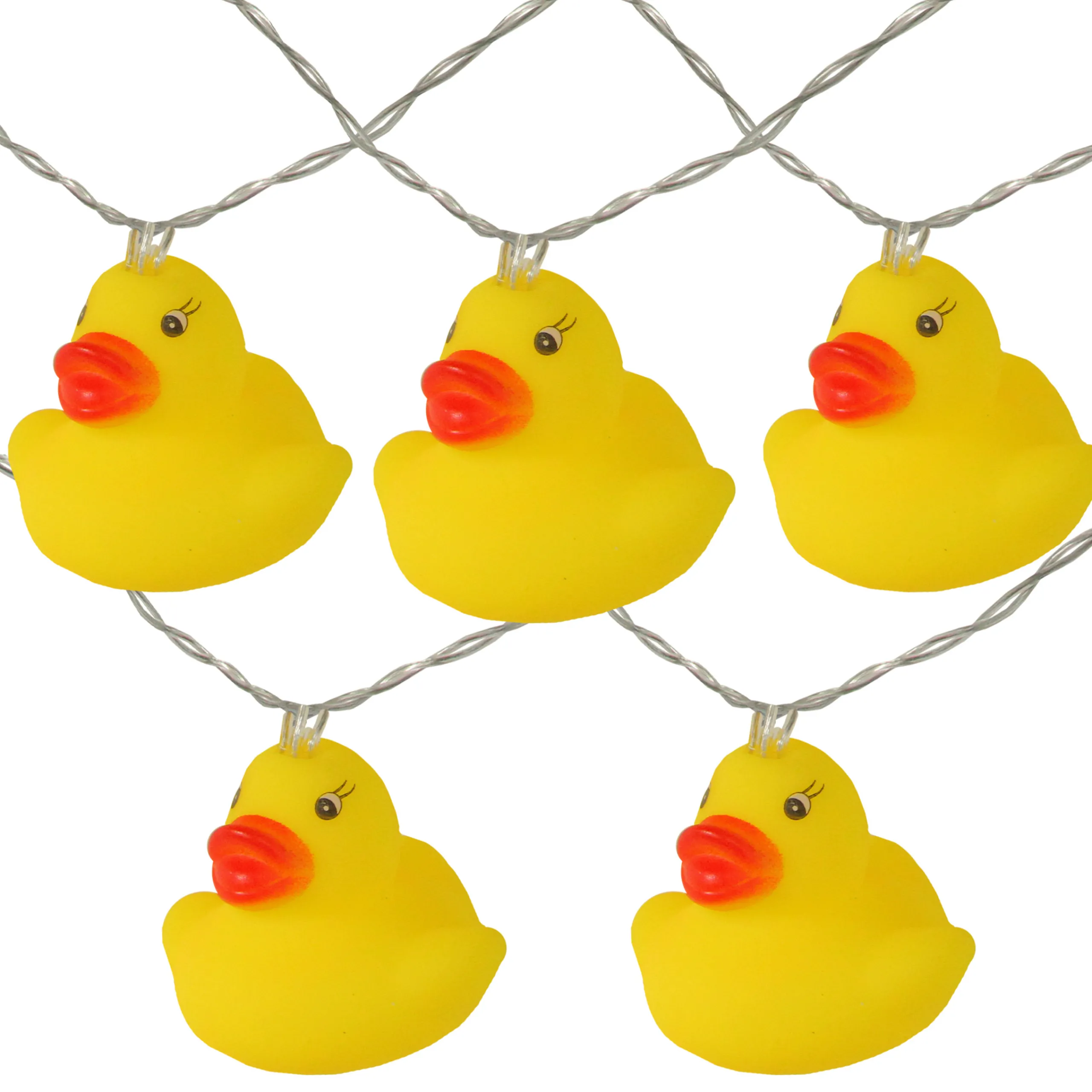 Northlight 10-Count Yellow Rubber Ducky Led String Lights