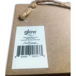 Signs & Plaques*Glow Decor Cream White And Red Holly Farms Rectangular Sign With Rope Hanger 7