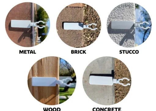 Northlight 25Ct Anywhere Outdoor Sticky Adhesive Clips