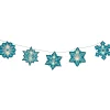 Impact 10Ct Blue And White Snowflake Christmas Light Set – 4.5-Feet, White Wire