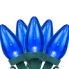 Northlight 25Ct Blue Led C7 Christmas Lights - 17Ft Green Wire