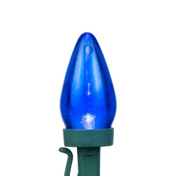 Northlight 25Ct Blue Led C7 Christmas Lights - 17Ft Green Wire