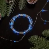 Northlight 100Ct Blue Led Micro Fairy Lights, 16Ft Copper Wire