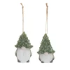 Melrose Fantasy & Sci Fi>6Ct Gnome With Tree Hat Christmas Ornaments 3.5"