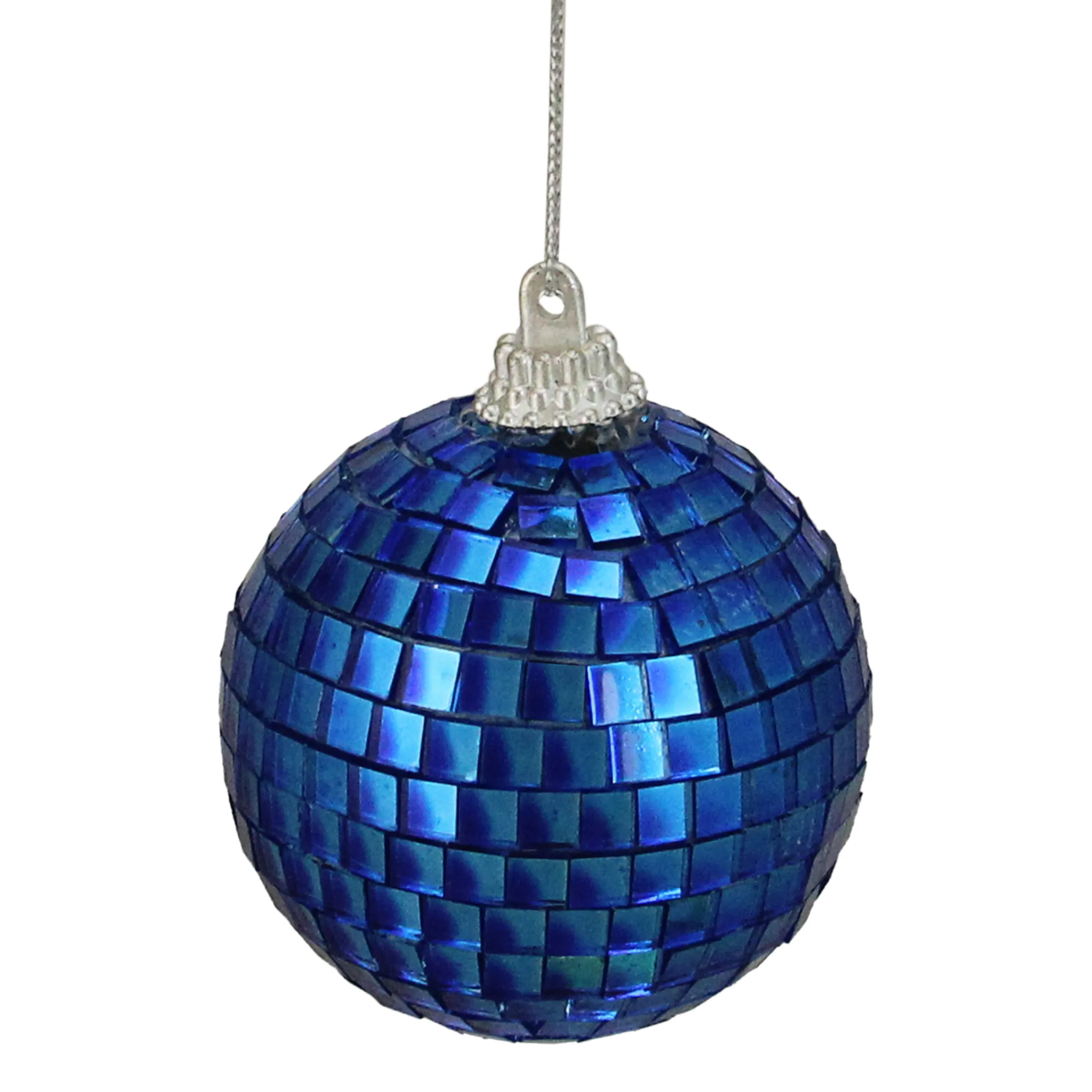 Northlight Balls>6Ct Lavish Blue Mirrored Disco Ball Christmas Ornaments 2" (50Mm)