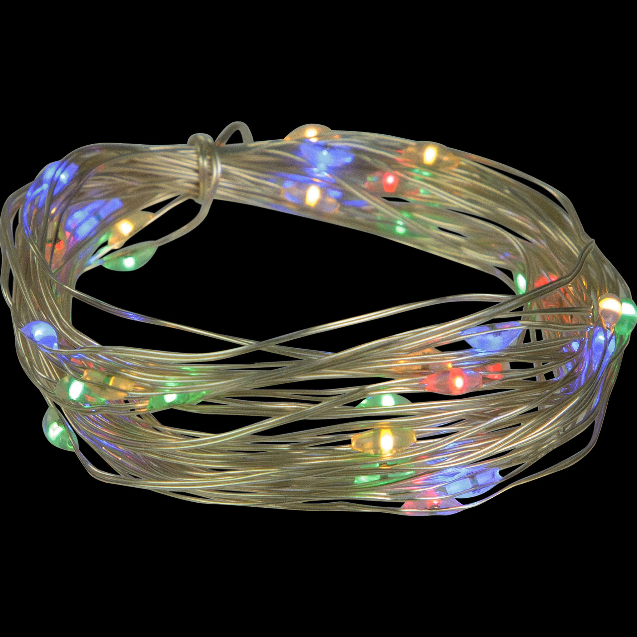 Northlight 100Ct Multi-Color Led Micro Fairy Lights, 16Ft Copper Wire