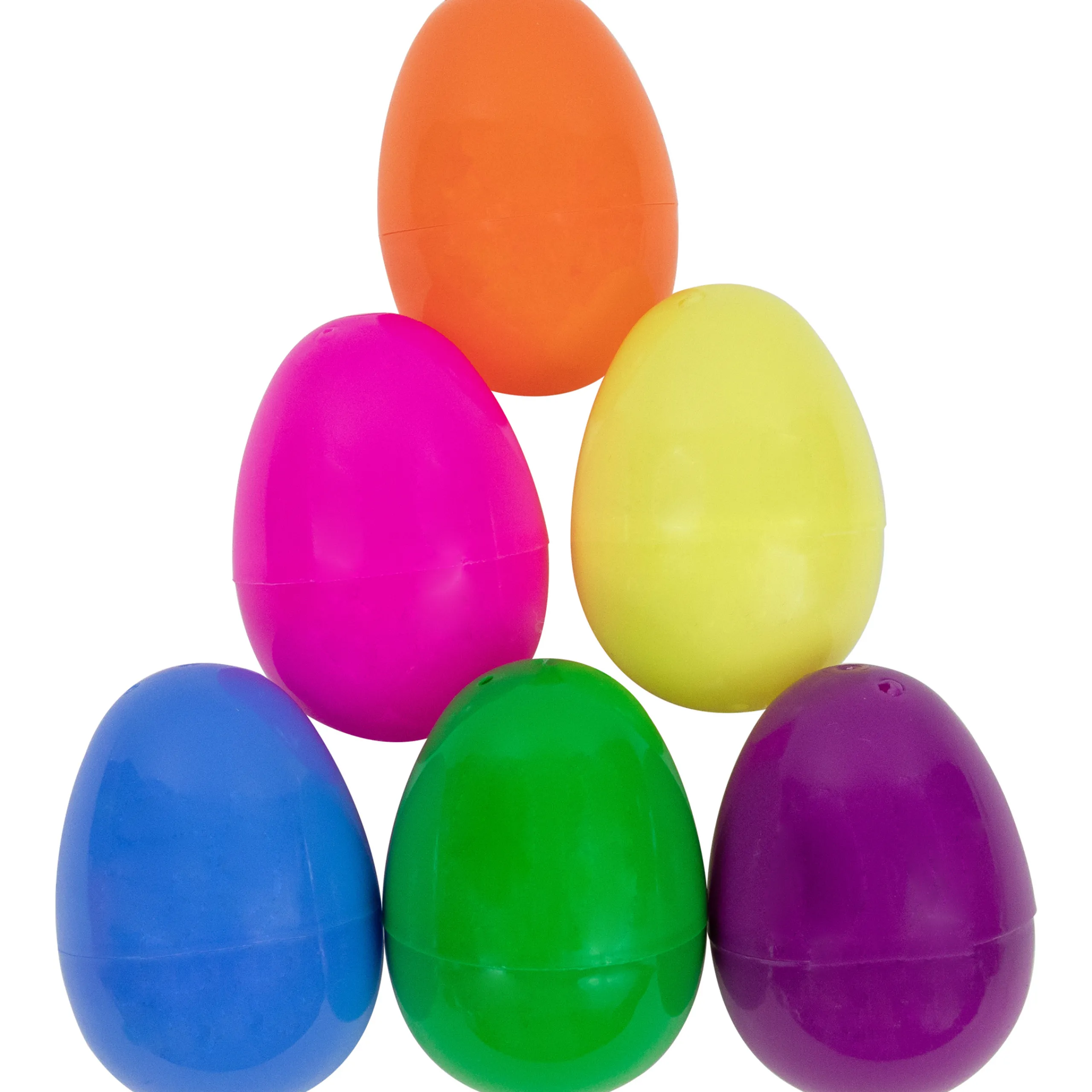 Northlight 60Ct Multi-Colored Fillable Easter Eggs 2.5"