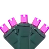 Northlight 50Ct Pink Led Wide Angle Christmas Lights, 16.25Ft Green Wire