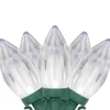 Northlight 25Ct Pure White Led C9 Mini Christmas Lights, 16Ft Green Wire