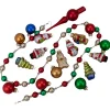 Northlight Miniatures>18Ct Red And Green Beaded Garland With Christmas Ornaments 30"