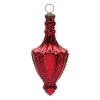 Melrose Pendants & Drops>6Ct Red Glass Finial Christmas Drop Ornaments 7.25"