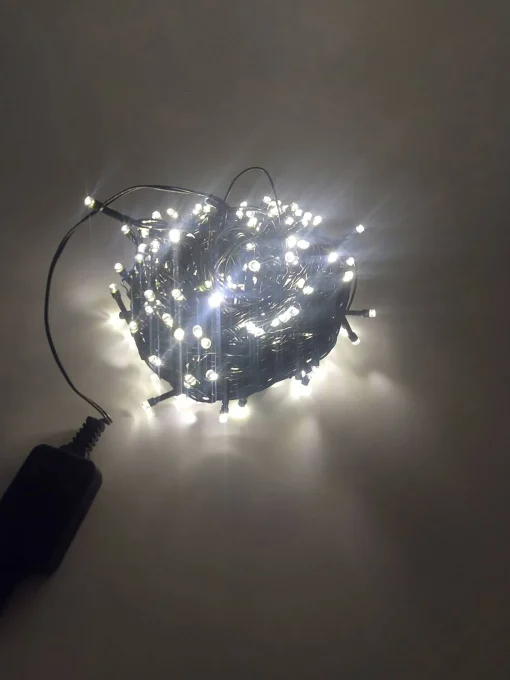Hi-Line Gifts 200Ct Rgb Led Multi Function Timed Pattern Christmas String Light Set, 65.25Ft Black Wire