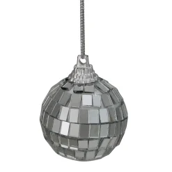Northlight Balls>9Ct Silver Splendor Mirrored Glass Disco Ball Christmas Ornaments 1.5" (40Mm)