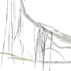 Tree Attachments*Northlight 1000Ct Silver Tinsel Icicle Strands - 18