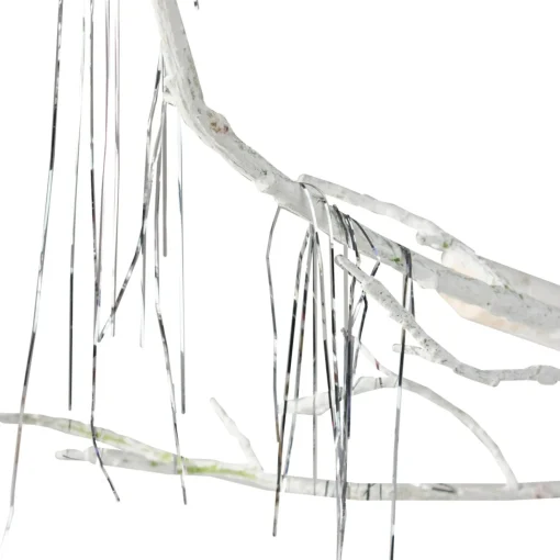 Tree Attachments*Northlight 1000Ct Silver Tinsel Icicle Strands - 18" Christmas Decorations