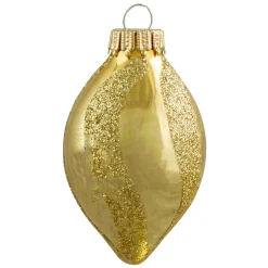 Northlight Finials>9Ct Vibrantly Colored 2-Finish Swirls Glass Christmas Finial Ornaments 2"