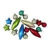 Northlight Finials>16Ct Vibrantly Colored Shiny Shatterproof Finial And Star Christmas Ornaments 4" (100Mm)
