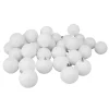 Northlight Shatterproof>32Ct Winter White Shatterproof Shiny Christmas Ball Ornaments 3.25 Inches 80Mm
