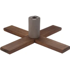 Artificial Tree Stands*Northlight Dark Wood Adjustable Artificial Christmas Tree Stand - For Trees Up To 7.75Ft Tall