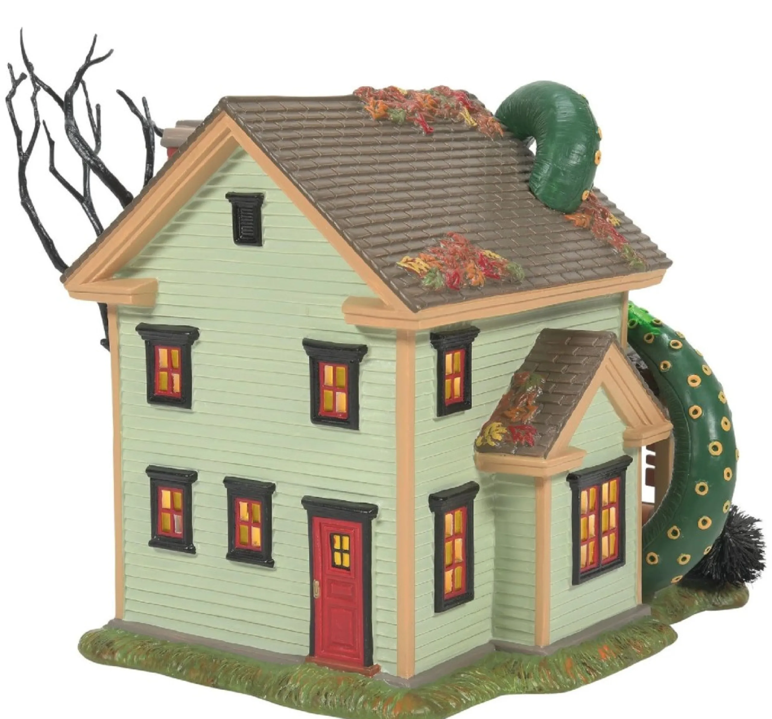 Christmas Villages*Department 56 Snow Village Halloween The Kraken House Lighted Building #6011436