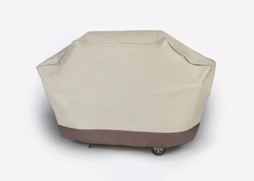 LB International Embossed Durable Outdoor Patio Full Premium Gas Grill Cover - Taupe
