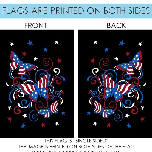 Toland Home Garden Fluttering Freedom Patriotic Outdoor House Flag 40" X 28"