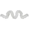 Unlit Garland*Northlight 12Ft Clear And White Snowblush Artificial Tinsel Christmas Garland - Unlit