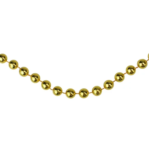 Beaded Garland*Northlight 33Ft X 10Mm Shiny Gold Round Beaded Christmas Garland
