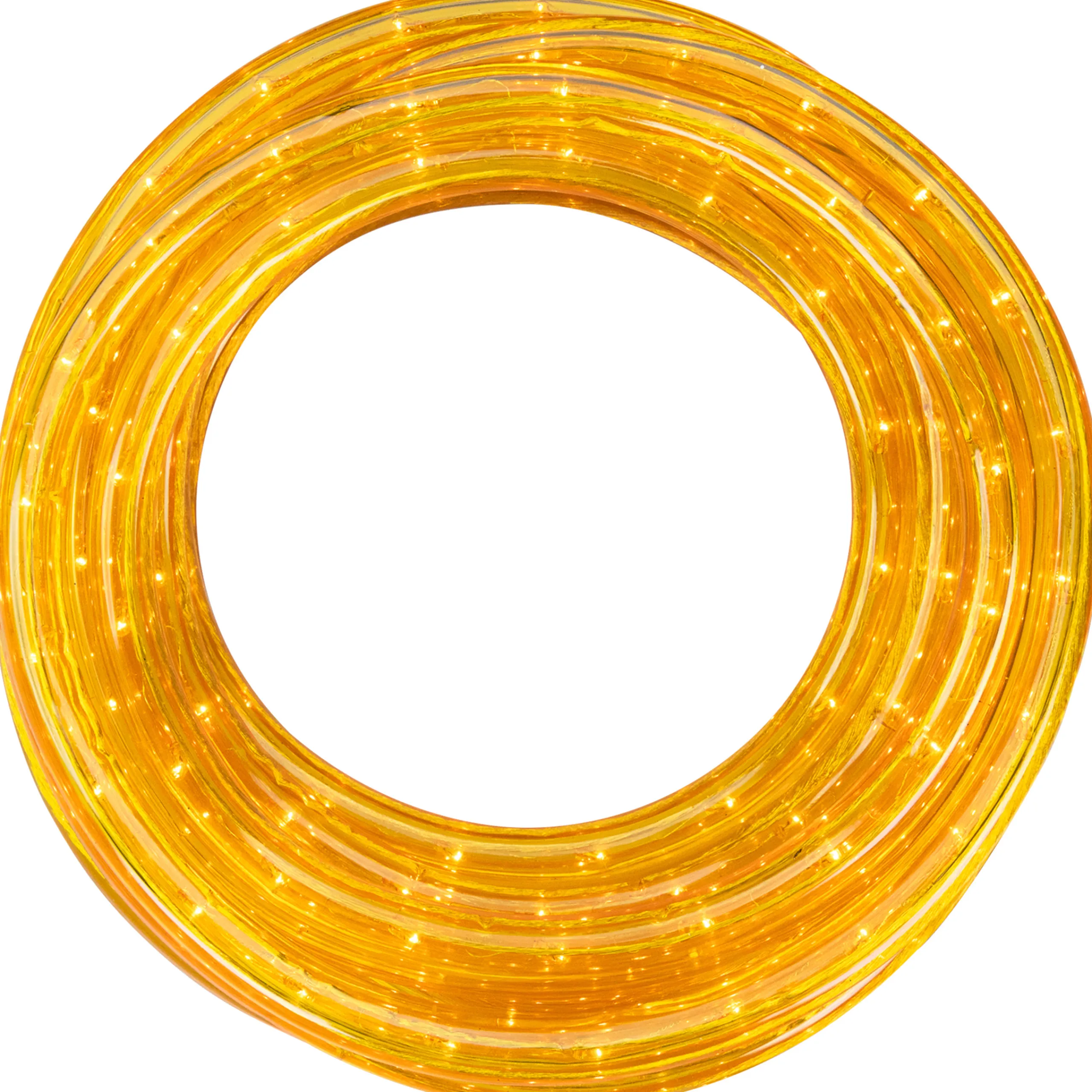 Northlight Gold Incandescent Outdoor Christmas Rope Lights - 18 Ft