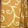 The Ribbon People Gold Swirl Taffeta Wired Craft Ribbon 2.5" X 20 Yards