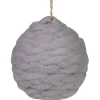 Northlight Balls>Gray Knit Shatterproof Christmas Ball Ornament 3.25" (80 Mm)