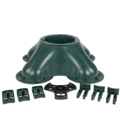 Live Tree Stands*Northlight Green Christmas Tree Stand With Clamping System - For Live Trees Up To 10'